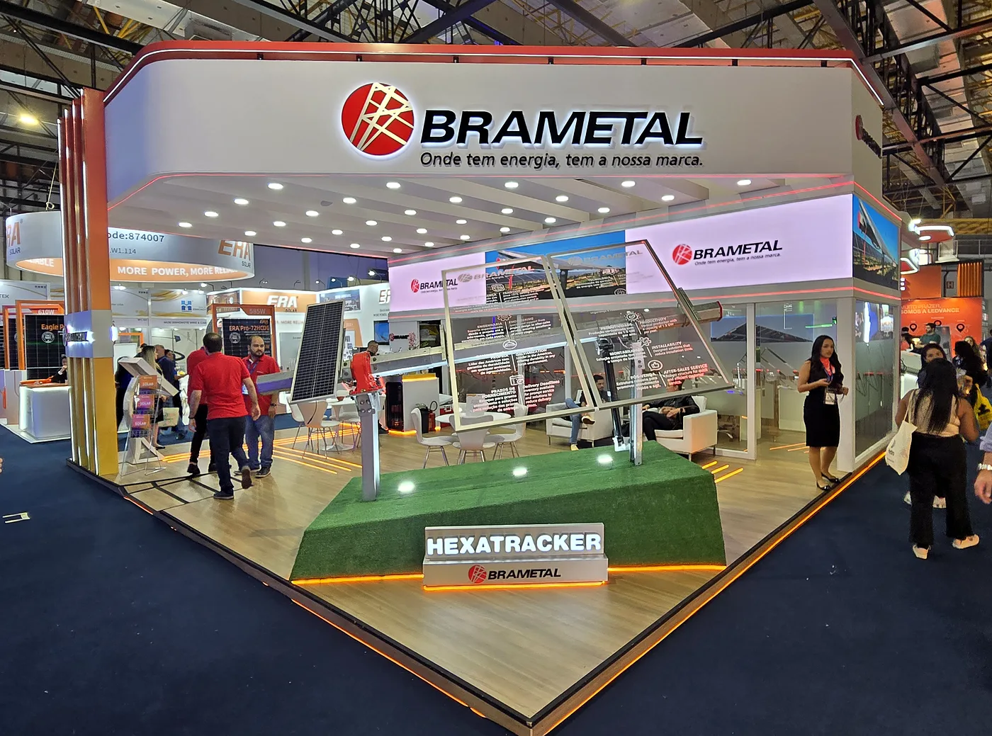 Estande da Brametal na Intersolar South America 2024