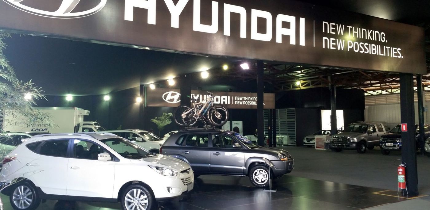 Estande Hyundai na ExpoLondrina