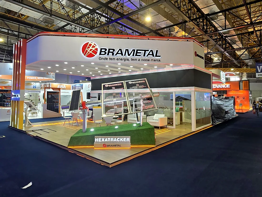 Estande da Brametal na Intersolar South America 2024
