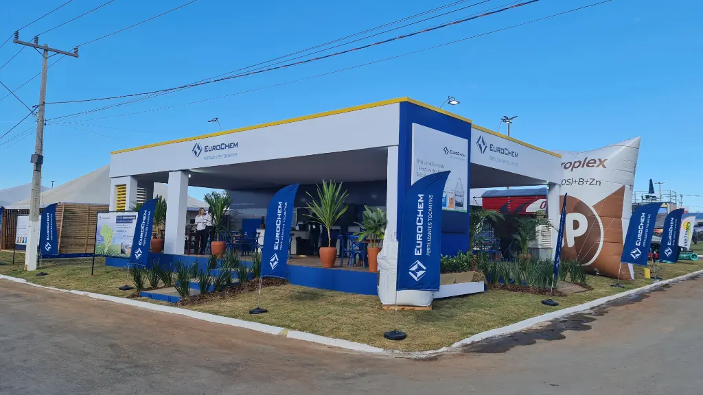Ativação da EuroChem em feira do agronegócio