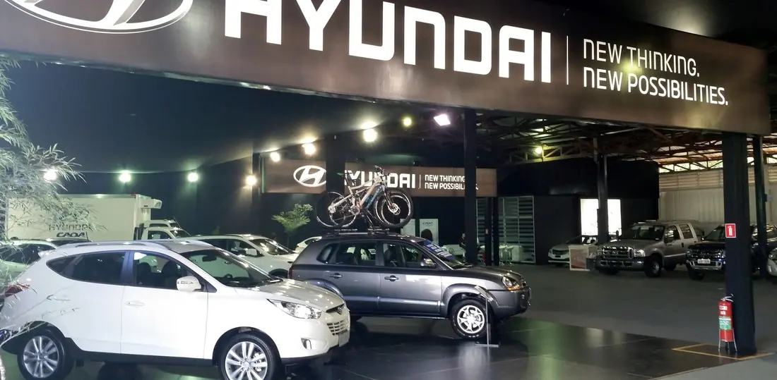 Estande da Hyundai na ExpoLondrina