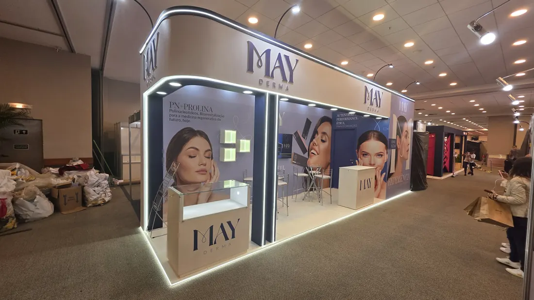 Estande da May Derma no Smile & HOF in Rio